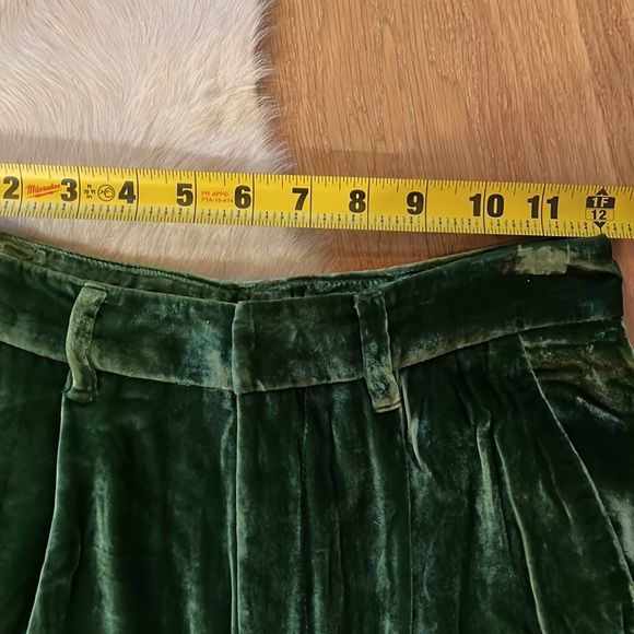 Reformation Wes Velvet Wide Leg Pants - Picture 3 of 7